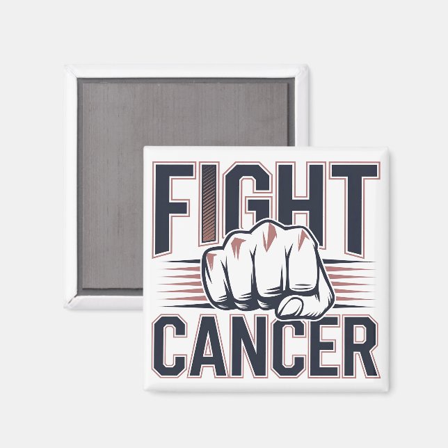  Bold Fist Graphic for Cancer Warriors Magnet (Front/Back)