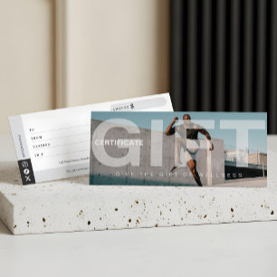 Bold Fitness Full Photo Design Gift Certificate