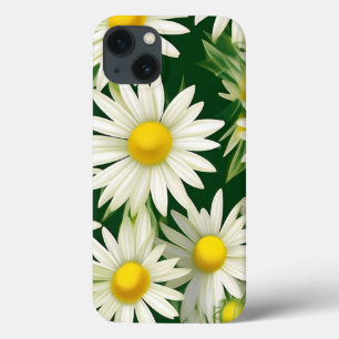 Bold Floral Daisies Pattern iPhone 13 Case