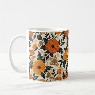 Bold Floral Geometry Mug