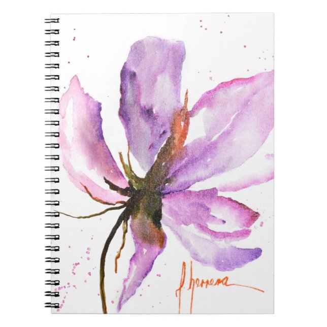 Bold Floral IV Notebook (Front)