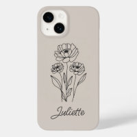 Bold Floral Line Art Minimalist