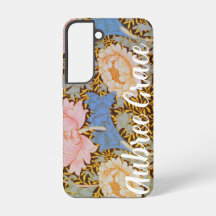 Bold Floral Wm Morris Add a Name