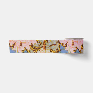 Bold Floral Wm Morris Design Satin Ribbon