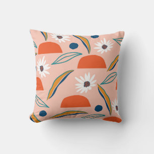 Bold Florals and Abstract Charm Cushion