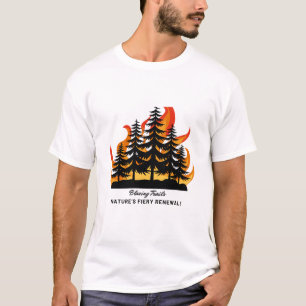 Bold Forest Fire Graphic Tee