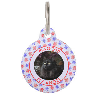 Bold Fur Parent Gift Christmas Pattern Pet Tag
