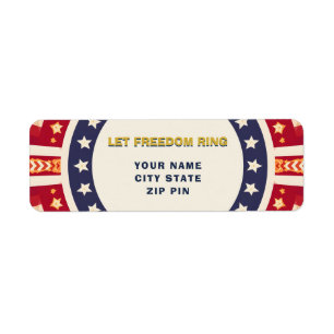 Bold Geometric 4th of July Design