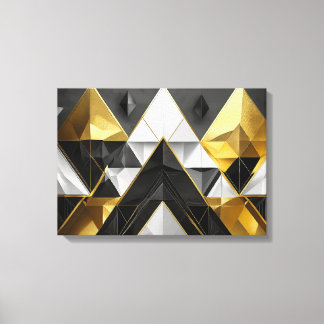 Bold Geometric Elegance Canvas Print