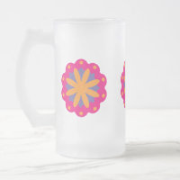 Bold Geometric Flower Design