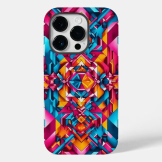 Bold Geometric Fusion iPhone 14 Pro Case
