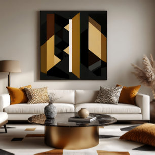 Bold Geometric Modern Minimalist Canvas Print