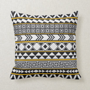 Bold Geometric Pattern Cushion