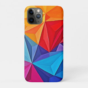 Bold Geometric Prism Abstract Art iPhone 11 Pro Case