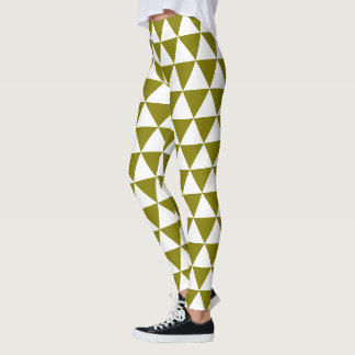 Bold Geometric Triangle Leggings