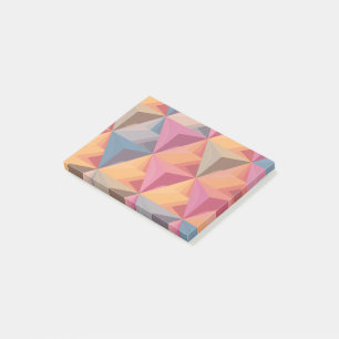 Bold Geometric Triangle Pattern  Post-it Notes