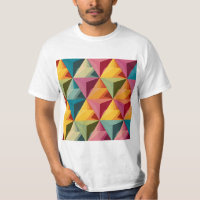 Bold Geometric Triangle Pattern