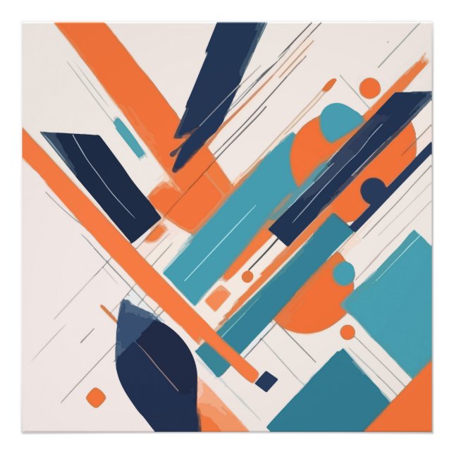 Bold Geometry Photo Print (Front)