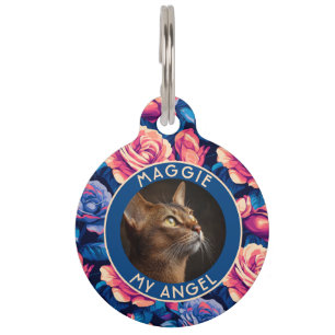 Bold Gifts For Pets Rose Flower Pet Tag