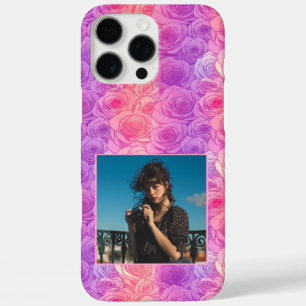 Bold Girlfriend Gift Rose Floral Custom  iPhone 16 Pro Max Case
