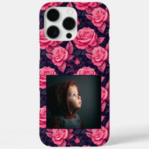 Bold Girlfriend Gift Rose Floral Custom iPhone 16 Pro Max Case