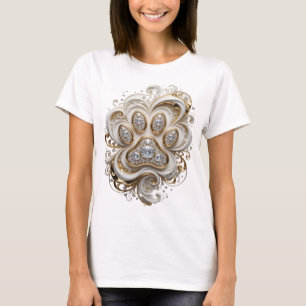 Bold Gold ABSTRACT ART Abstract Design T-Shirt