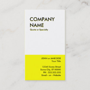 bold gold business card