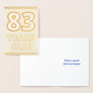 83rd Birthday Cards 