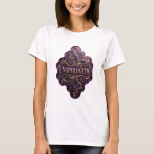 Bold Gold UNAPOLOGETIC Graphic Tee