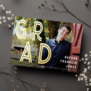 Bold Graduation Photo Foil 