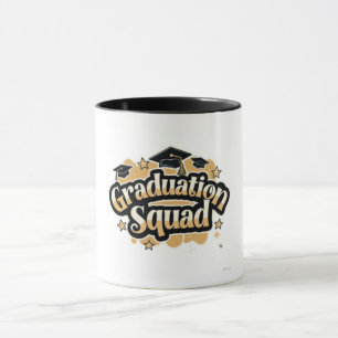 Bold Graduation Squad Caps Stars Mug