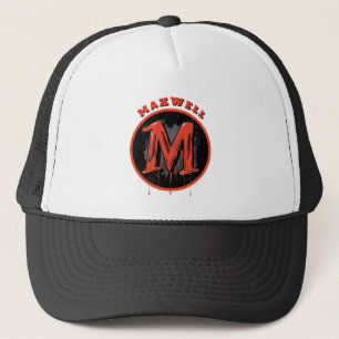 Bold Graffiti Monogram "M" - Customisable Urban Trucker Hat