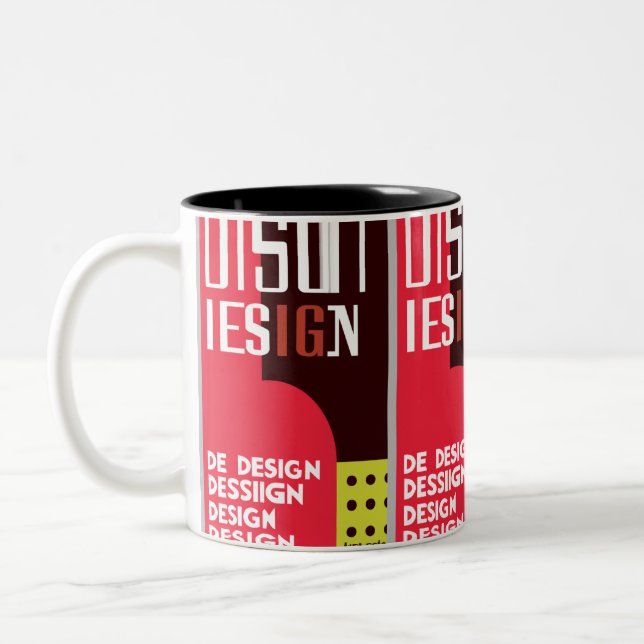 Bold Graphic Designer Mug (Left)