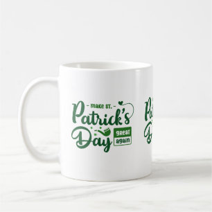 Bold Green St. Patrick's Day Slogan Mug