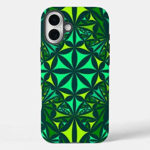 Bold Gren Kaleidoscope iPhone 16 Plus Case