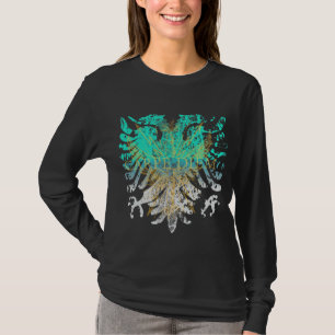Bold Griffin Turquoise Gold On Black Carpe Diem T-Shirt