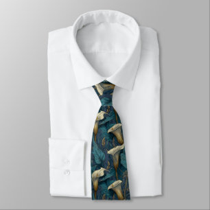 Bold Groomsmen Calla Lilies Floral Tie