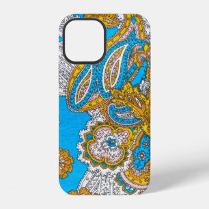 Bold, grungy, islamic, psychedelic, colourful orna iPhone 12 case