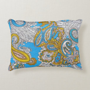 Bold Grungy Islamic Psychedelic Ornament Decorative Cushion