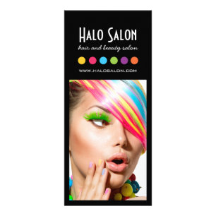 Bold Hair and Makeup Price List Rack Card