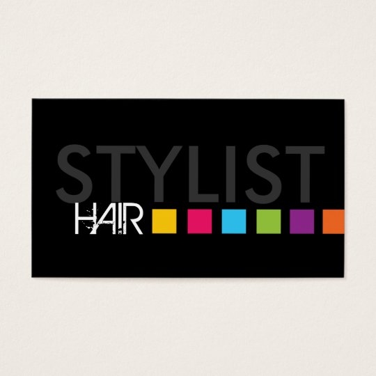 Bold Hair Salon Business Card