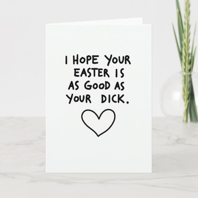 Bold Hand Lettered Message Card (Front)