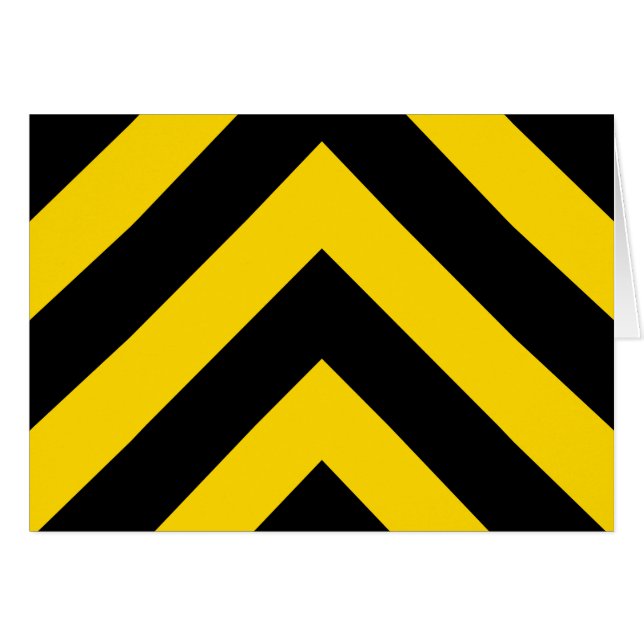 Bold Highway Traffic Bumble Bee Chevrons (Front Horizontal)