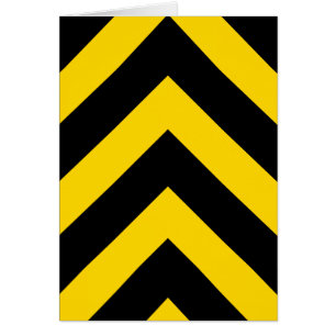 Bold Highway Traffic Bumble Bee Chevrons