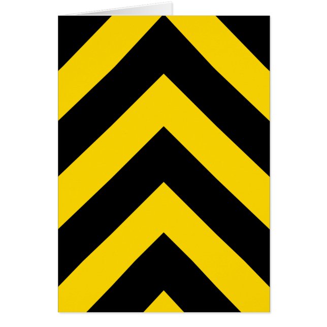 Bold Highway Traffic Bumble Bee Chevrons (Front)