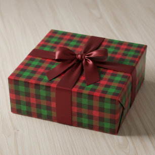 Bold Holiday Plaid  Wrapping Paper