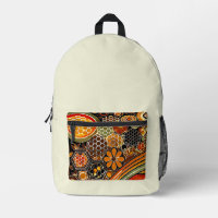 Bold Honeycomb Backpack | Retro Bee Design