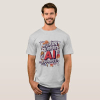 Bold “Human Error, AI Approved” Digital Art