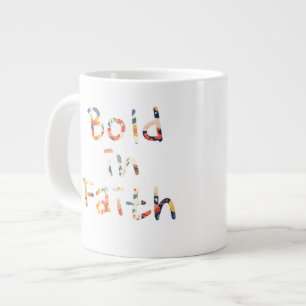 Bold In Faith Large Coffee Mug