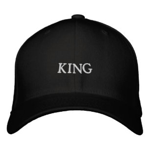 Bold King Custom Text Basic Flexfit Casual-Hat Fit Embroidered Hat